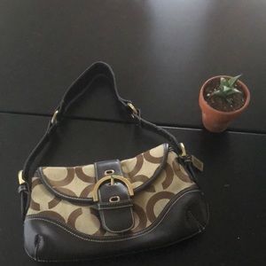 Coach classic handbag.